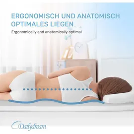 DAILYDREAM Deluxe Memory Foam Topper 135 x 190 cm