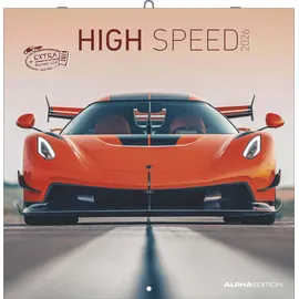 ALPHA EDITION GmbH & Co. KG High Speed Kalender 2026 Silber