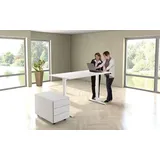 Kerkmann Sitz-Stehschreibtisch Move 1 Weiß