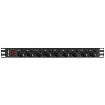 LANBERG PDU Steckdosenleiste 3 m Schwarz/Grau 9 St.