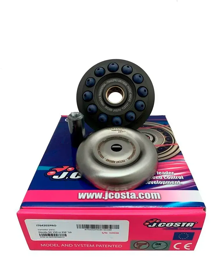 J. Costa Honda Sh 150 I Abs 13-19 Variatorkit - Gray - One Size