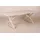 Casa Padrino Vintage Teak Esstisch 210 x 100 x 78 cm Weiß