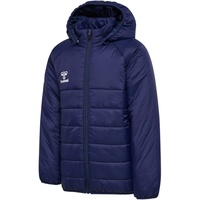 Hummel hmlGO gesteppte Kapuzenjacke Kinder 7026 marine 152