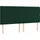 vidaXL Boxspringbett 180 x 200 cm Dunkelgrün