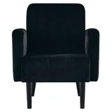 Paperflow Sessel LISBOA Stoff 71 x 83 x 55 cm Schwarz