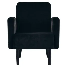 Paperflow Sessel LISBOA Stoff 71 x 83 x 55 cm Schwarz