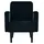 Paperflow Sessel LISBOA Stoff 71 x 83 x 55 cm Schwarz