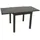 DEGAMO Livorno Gartentisch 70/140 x 70 x 75 cm Dunkelgrau