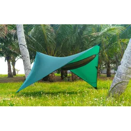 Ticket to the Moon Lightest Tarp - Tarp - Gr. ONESIZE - oliv-dunkelgrün / DARK GREEN