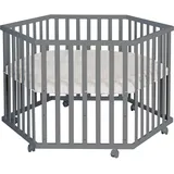 roba Laufgitter 6-eckig Greyish gesteppt