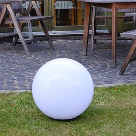 H4L Kugelleuchte Ø 40cm Außenleuchte Kugellampe E27 - Weiß