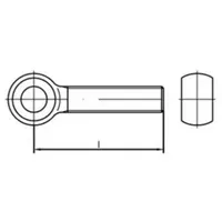 F. REYHER Nchfg. GmbH & Co. KG Augenschraube DIN 444 Form LB M16 x 160 10 Stück
