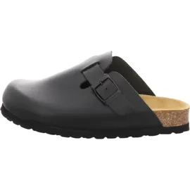 Natural sense Clogs Tieffußbett für Herren, schwarz Größe 44