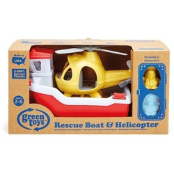 Green Toys – Rettungsboot & Hubschrauber 4 Teile