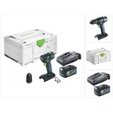 Festool TXS 18-Basic Akku Bohrschrauber 18 V 40 Nm Brushless + 1x Akku 5,0 Ah + Ladegerät + Systainer