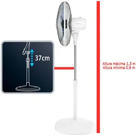 Rowenta VU4410 Essential+ Standventilator weiß