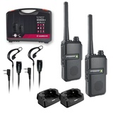 Albrecht Tectalk Worker 3 2er KOFFERSET Funkgerät Schwarz