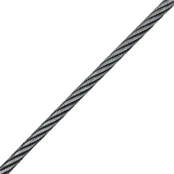 Stahl-Windenseil 6 x 26, verdichtet und verzinkt