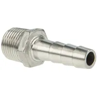 Tecuro Schlauchnippel/Schlauchstutzen Edelstahl V4A (AISI 316), AG 1/2 Zoll