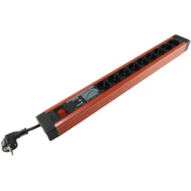 REV Ritter REV PC Leiste mit Netzfilter SUPRA Line, 9-fach