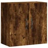 vidaXL Wandschrank, Hängeschrank mit viel Stauraum, Wandmontage Badschrank Medizinschrank, Aufbewahrungsschrank für Wohnzimmer, Räuchereiche Holzwerkstoff