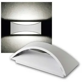 KANLUX Außenwandleuchte Aluminium 23cm x 9cm 8W 140lm IP54 weiß