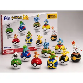 Nintendo MEGA Pokémon Trainerteam Pikachu Bisasam Glumanda Schiggy Pokeball