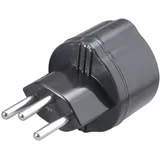 Vivanco TA D/CH-N Reisestecker Schweiz Schuko Buchse-CH Stecker