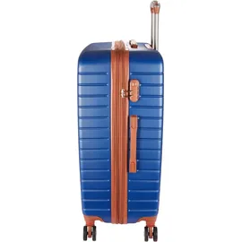 Brubaker Paris 4-Rollen 76,5 cm / 100 l blau/braun