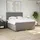 vidaXL Boxspringbett 180 x 200 cm Taupe
