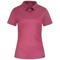 Tom Fyfe Poloshirt TOM FYFE Merino Poloshirt Damen Slim Fit Brombeere / 2XL lila 2XL