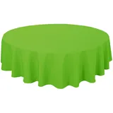 Qualitäts Tischdecke Textil Rund 140 cm, Farbe wählbar Grün