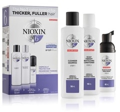 Nioxin System 6 Chemisch Behandeltes Haar - Sichtbar Dünner Werdendes Haar Haarpflegeset