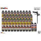 Brandschutzschaum B1 Bauschaum 30x750ml 2x Reiniger Schaum Montageschaum Pistole