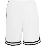 URBAN CLASSICS Stripes Mesh Shorts (TB243-00244-0037) whtblkwht