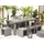 Beliani Taranto Set 6-tlg. Grau