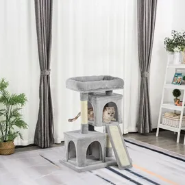 PawHut Kratzbaum 59 x 39 x 83 cm silber