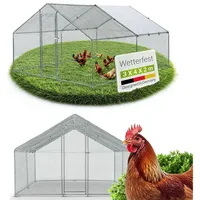 Juskys Freilaufgehege HLS25T für Hühner,