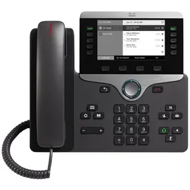Cisco IP Phone 8811 Schwarz, Telefon, Schwarz
