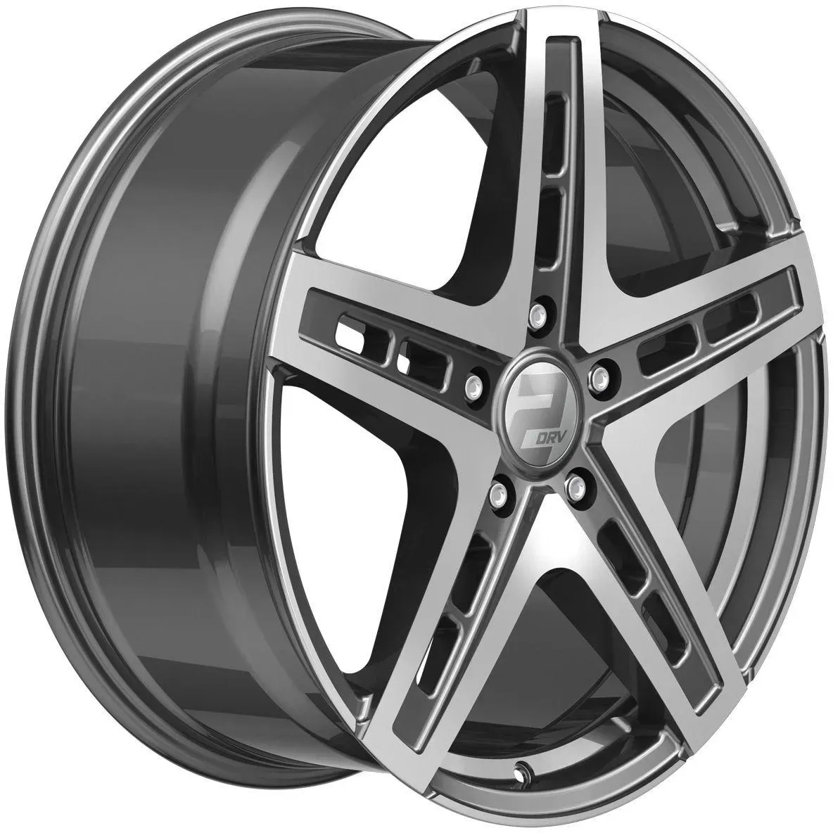 WHEELWORLD-2DRV WH38 daytona grey full machined 9.5Jx22 5x112 ET58
