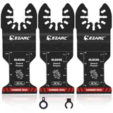 luxuskollektion 3tlg Hartmetall Multitool Sägeblätter Allzweck für Metall