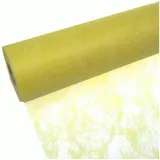 Deko AS GmbH Sizoflor Tischband gelb 20 cm Rolle 25 Meter 60 010-R