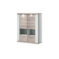 Sconto Hängevitrine Titan ¦ holzfarben ¦ Maße (cm): B: