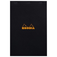 Rhodia 192009C Notizbuch A4+, 80 Blätter schwarz