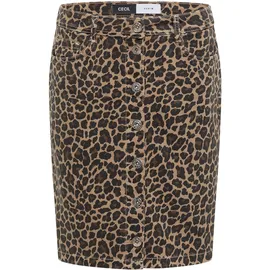 Cecil Minirock Damen Animalprint Braun 25
