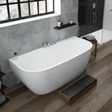 Hoesch iSENSI Vorwand-Badewanne, mit Schürze, 3863.010,