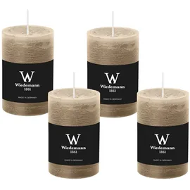 Wiedemann Kerzen Rustik Marble Kerzen 12 cm 4 St. Schlamm