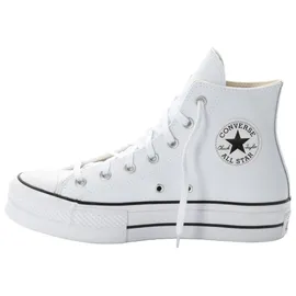 Converse Chuck Taylor All Star Platform Leather High Top white/black/white 42