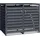 Wiltec Mülltonnenbox für zwei Tonnen 150 x 80 x 110 cm grau