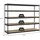 Proregal Schwerlastregal Metall 250x150x60 cm Anthrazit